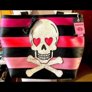 Harvey’s Sealtbelt Bag Skull Tote